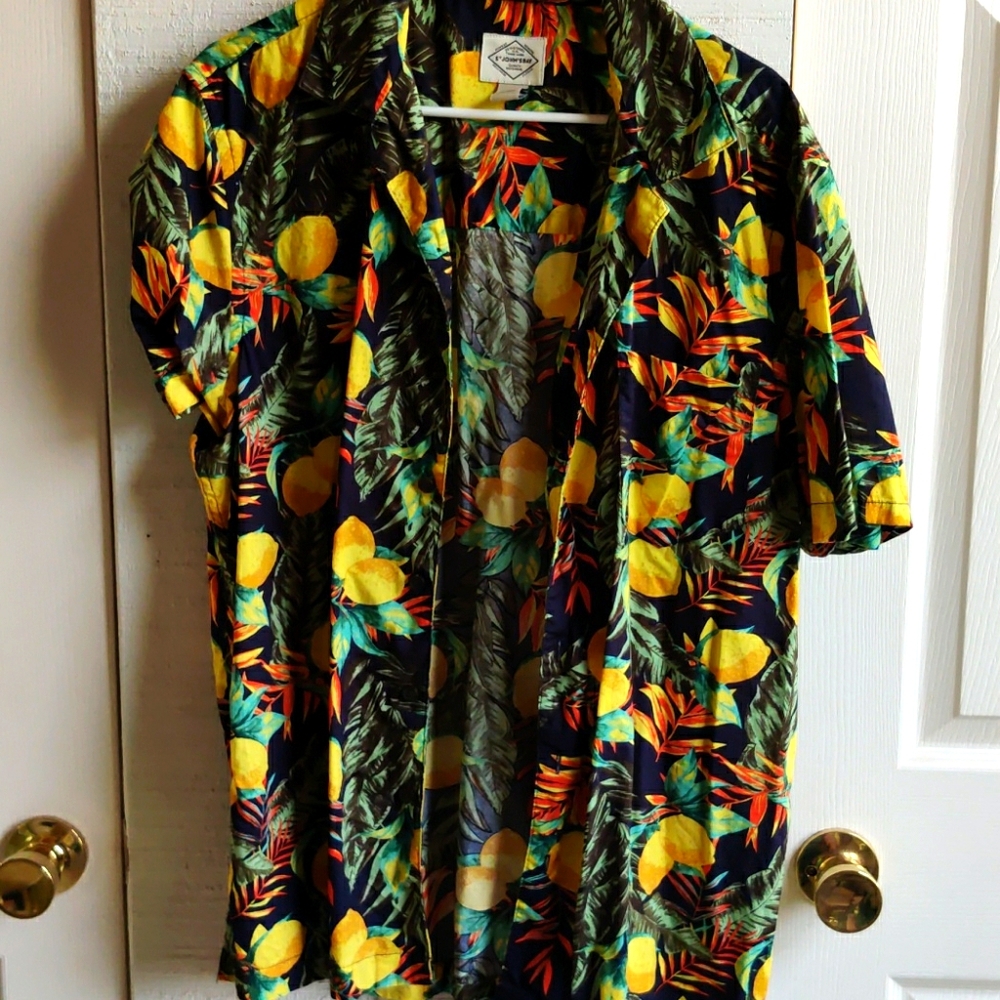 Hawaiian Shirt Lemons BRAND NEW